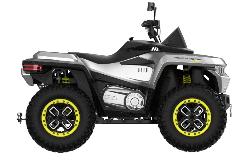 מבט צד של טרקטורון שטח בנדה 550