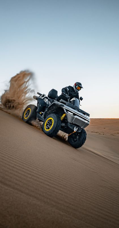 טרקטורון בנדה BENDA דגם רדסטון דו מושבי ארוך 550 RedStone R2 - רייד מקס RideMax ישראל5