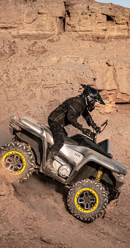 טרקטורון בנדה BENDA דגם רדסטון חד מושבי קצר 550 RedStone - רייד מקס RideMax ישראל