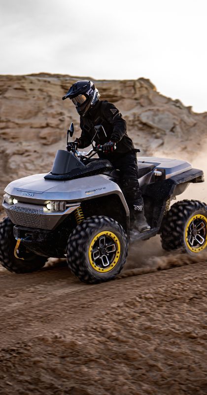 טרקטורון בנדה BENDA דגם רדסטון חד מושבי קצר 550 RedStone - רייד מקס RideMax ישראל2