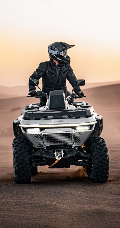 טרקטורון בנדה BENDA דגם רדסטון חד מושבי קצר 550 RedStone - רייד מקס RideMax ישראל3